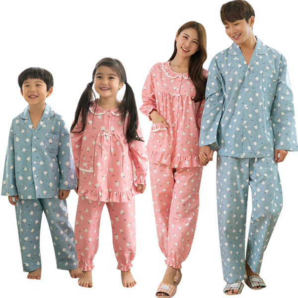 알콩단잠 알콩단잠 아동+커플파자마 가족 잠옷실내복