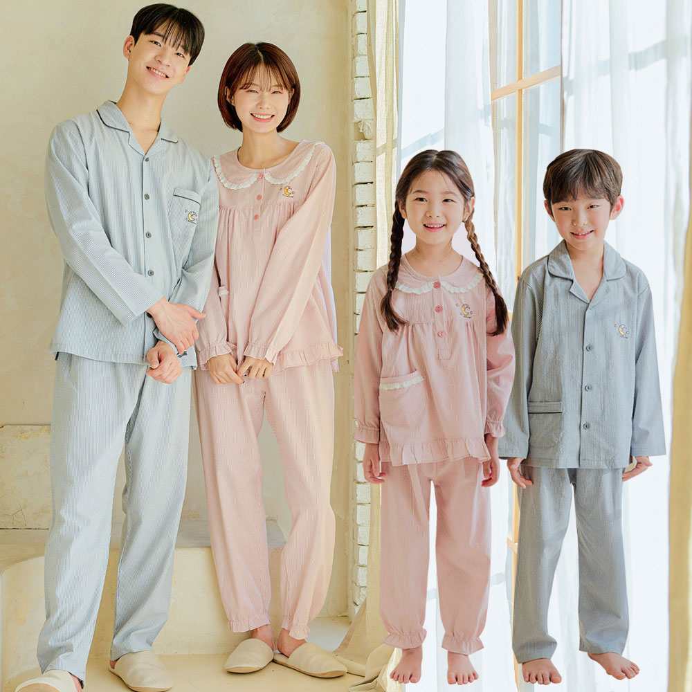 가족파자마 커플 시밀러룩 잠옷세트 일랑스트라이프 홈웨어