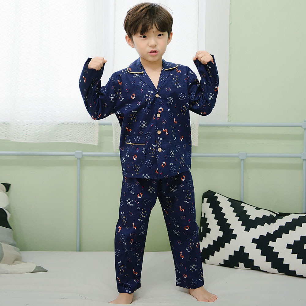 아동잠옷 순면 국산 파자마 긴팔 캐릭터 유아 남자아이 실내복